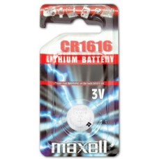 Batteri Knappcell Lithium CR1616 3V Maxell