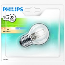 Halogenlampa 230V E27 Klot 28W (35W) Philips