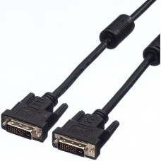 DVI-kabel Value DVI (24+1), Dual Link, M/M, 2m
