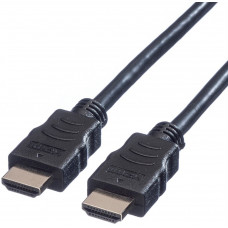 HDMI-kabel Value HDMI High Speed Cable + Ethernet, M/M, black, 5m