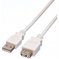 USB-kabel USB-A till USB-A Value 11.99.8961 3m White